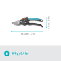 Gardena PremiumCut flex (s-m) плоскостной секатор, срез 24 мм