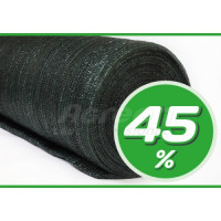 Сетка затеняющая 45%, зелёная 36-4м