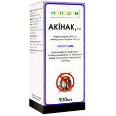 Инсектицид контактно-кишечно-системный Акинак Нопосон, 100 мл