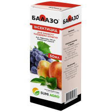 Контактно-кишечный инсекто-акарицид Балазо Sumi Agro от широкого спектра вредителей, 50 мл