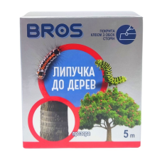 Липучий пояс-лента для деревьев от вредителей BROS, 5 м