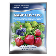 Мастер-Агро удобрение для ягодных культур NPK 15:17:28, 100 г