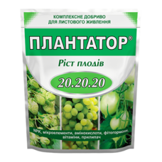  Плантатор NPK 20:20:20 комплексное удобрение для роста плодов Киссон, 1 кг