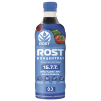 Минеральное удобрение Rost концентрат NPK 15+7+7, 300 мл