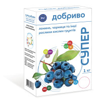 Удобрение СУПЕР для голубики, черники и других растений кислых грунтов, 1 кг