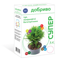 Удобрение СУПЕР для туи и ландшафтных многолетников, 1 кг