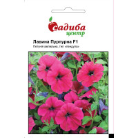 Петуния Лавина F1 пурпурная, ампельная, семена Садиба, 10 гранул