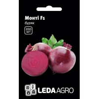 Буряк Монті F1 середньостиглий, насіння Leda Agro, 200 шт