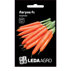 Морковь Лагуна F1 нантского типа, семена Leda Agro, 400 шт