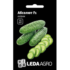 Огурец Абсолют F1 партенокарпический раннеспелый, Leda Agro, 10 шт