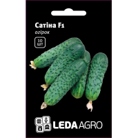 Огурец Сатина F1 ранний самоопыляемый, Leda Agro, 10 шт