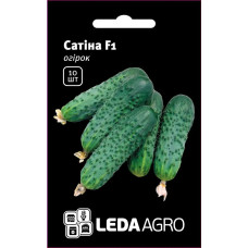 Огурец Сатина F1 ранний самоопыляемый, Leda Agro, 10 шт