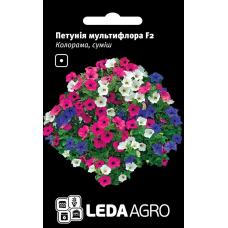 Петуния Колорама F2 кустовая, смесь, семена Leda Agro, 0,02 г
