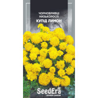 Чернобривцы Купид Лимон низкорослые кустики, семена SeedEra, 0, 5 г