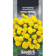 Чернобривцы Купид Лимон низкорослые кустики, семена SeedEra, 0, 5 г