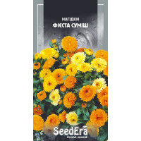 Нагідки Фієста однолітні кущики, суміш, насіння SeedEra, 1 г