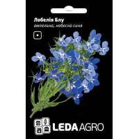 Лобелія Блу ампельна синя, насіння Leda Agro, 0,1 г