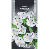 Ипомея Милки Вей бело-фиолетовая, плетистый однолетник, семена SeedEra, 1 г