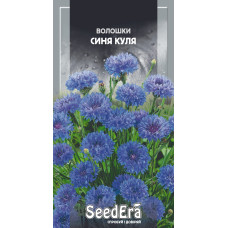 Васильки Синий Шар однолетние травянистые, семена SeedEra, 0,5 г