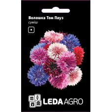 Васильки Том Пауз махровая смесь, семена Leda Agro, 0,2 г