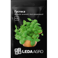 Базилик Густоса зеленый, семена Leda Agro, 10 г