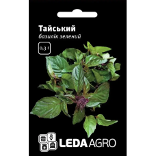 Базилик Тайский декоративный, ароматный, зеленый, семена Leda Agro, 0,3 г Базилик Тайский декоративный, ароматный, зеленый, семена Leda Agro, 0,3 г