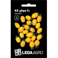 Томат KS 3690 F1 низкорослый желтый черри, семена Leda Agro, 10 шт