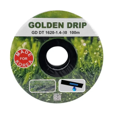 Golden Drip 1620-1.4-30 капельная лента с плоским эмитетером, 100 м